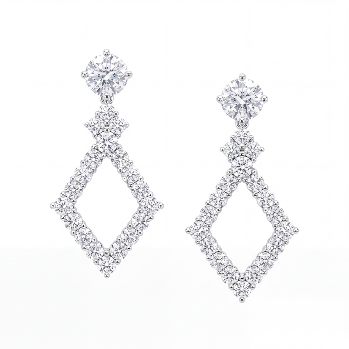Diamond Drop Earrings