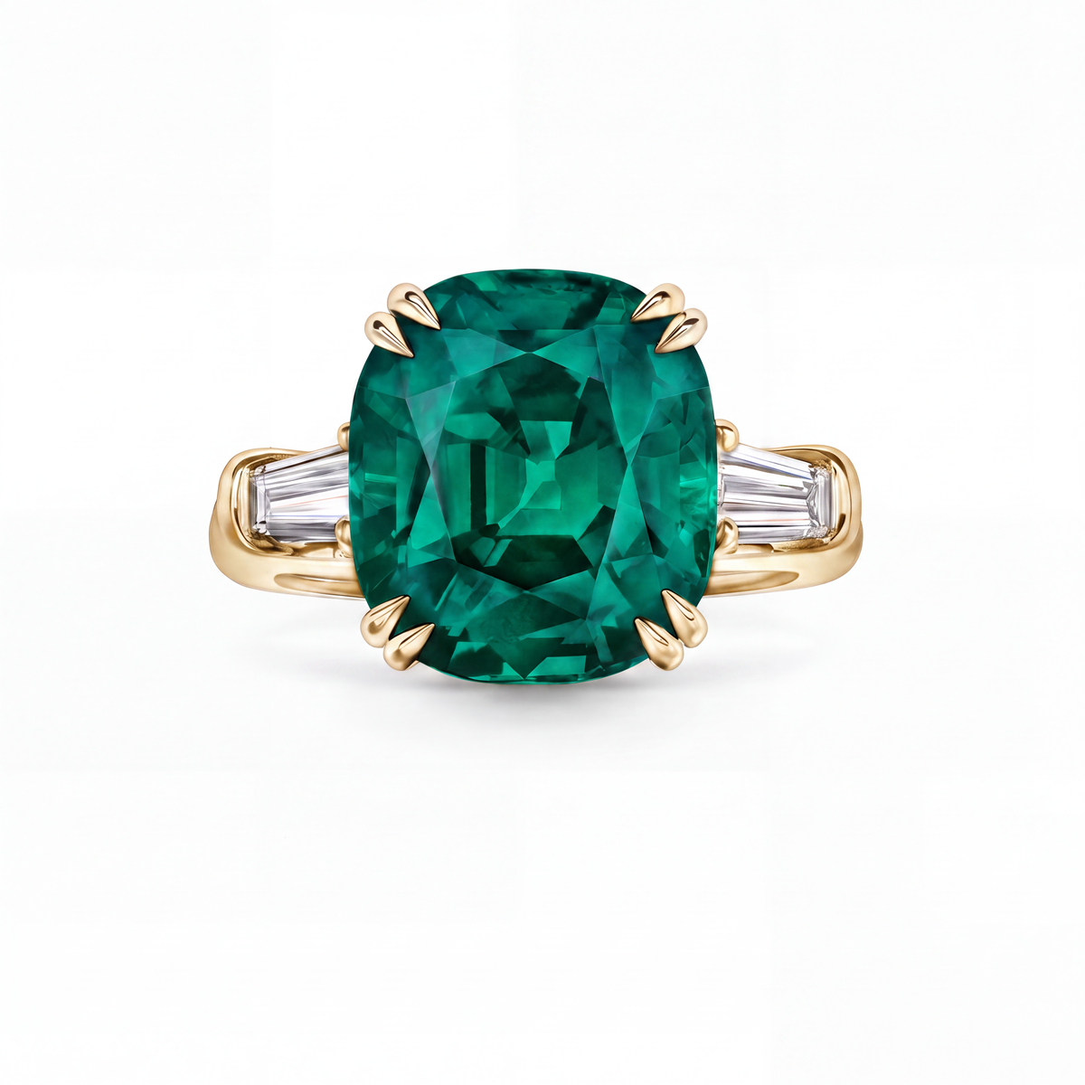 Emerald Diamond Ring